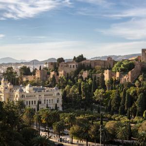 Parador Castillo de Gibralfaro à Malaga - Vu de l'extérieur